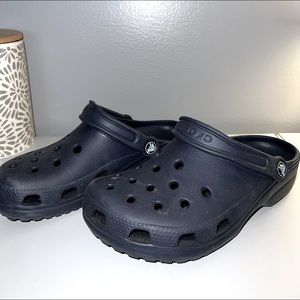 Navy Blue Crocs